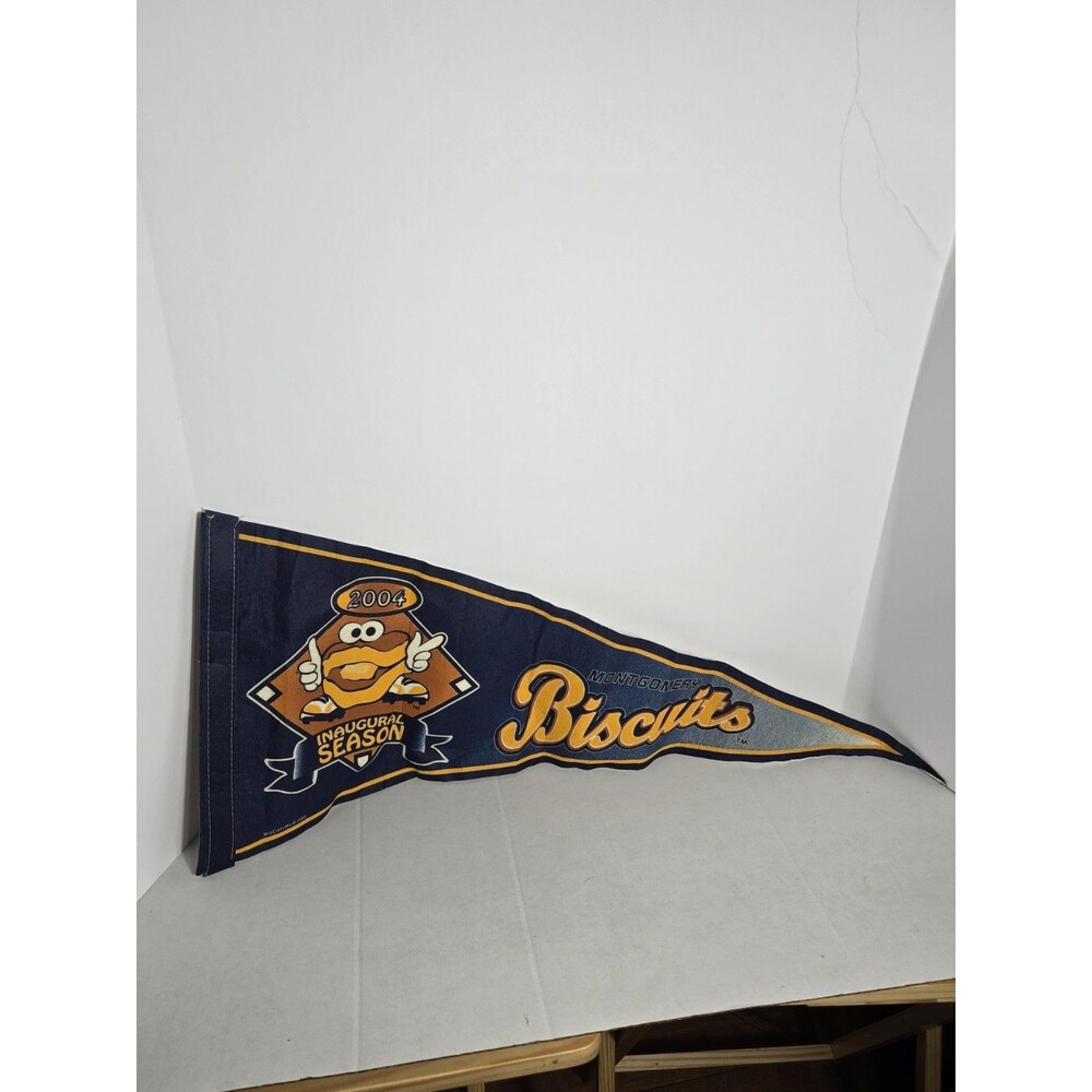 Southern League Montgomery Biscuits Vintage 2004 Inaugural Season Logo Pennant